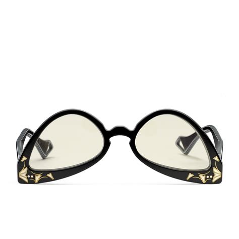 gucci glasses inverted cat eye|Gucci cat eye optical glasses.